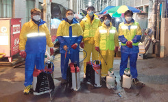 울산 병영1동, 취약지역 방역소독작업