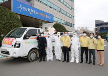 울산축산농협, 코로나19 남구 전통시장 방역