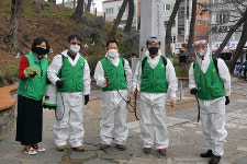 울산 화정동 새마을 방역봉사