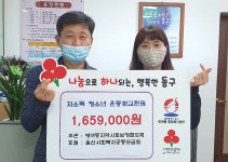울산 동구 방어동, 저소득 청소년 운동화 지원