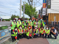 울산 염포동 자생단체, 도로변 환경정비 실시