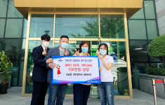 주식회사 시티이노베이션, 울산 중구 코로나19 선별진료소 간식 전달