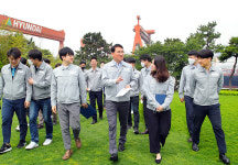 현대重 한영석 사장, 2030 젊은 직원과 소통 간담회