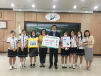 울산 천곡중학교, 농소3동에 마스크 기부