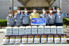 대성종합건설(주), 울산 중구에 이웃돕기 후원품 전
