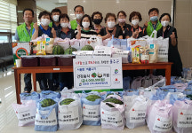 울산 웅촌면 사회보장협, 여름 건강음식 나눔