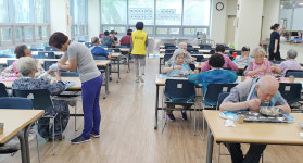 현대중공업-한마음 푸드, 울산 동구종합사회복지관 삼계탕 대접