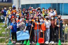 울산 방어동 주민자치위, 태풍 마이삭 피해 환경정비