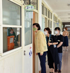 노옥희 울산시교육감, 서생초등학교 방문