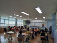 울산남부소방서, 선암초 비대면 합동소방훈련