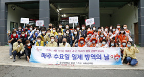 울산 농소3동 주민자율방역단, 코로나19 방역활동