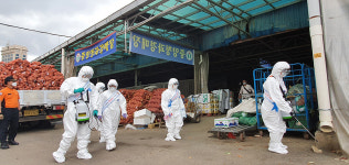 울산 삼산119안전센터, 코로나 확산방지 방역활동