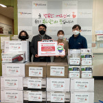 울산우편집중국, 북구노인복지관에 어르신 소원선물과 쌀 전달