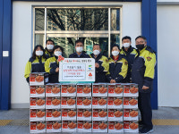 울산 북부소방서 매곡의용소방대, 사랑의 김장김치 후원