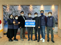 울산 삼호동 마을계획단, 위기가구 돕기 성금 전달