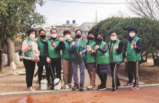 울산 반구2동 새마을·부녀회 방역활동