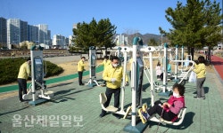 울산 북구 매곡천 일대 방역