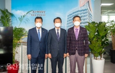 울산 강남, 강북 교육장 본보 내방