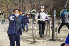 울산 정천석 동구청장, 명덕호수체육공원 현장점검