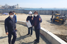 울산 정천석 동구청장, 꽃바위바다소리길 현장방문