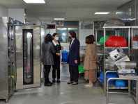 노옥희 울산시교육감 장검중학교 방영상화 등 점검 방문