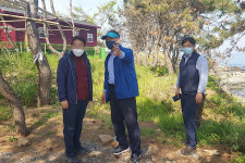 정천석 울산 동구청장, 대왕암공원 현장점검