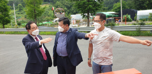 이채익 의원, 울산 두왕·갈현마을 누리길 조성사업 등 민원현장 방문