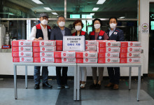 한국자유총연맹 봉사단, 울산남구종합복지관 즉석밥 전달