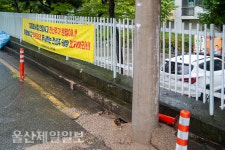 화봉로 지중화하면서 골목엔 전신주 신설