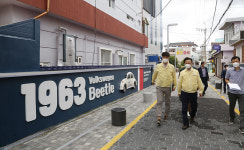 울산 북구, 양정 자동차테마거리 조성사업 현장점검