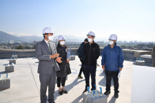 박태완 중구청장, 산전만화도서관 공사 현장 점검