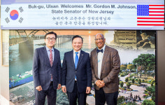 이동권 북구청장, 美 뉴저지주 고든M.존슨 상원의원과 상호교류 협의