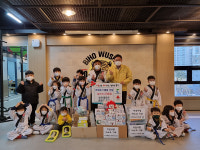 비호체육관, 울산 농소1동 기부마스크 전달