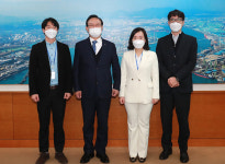 송철호 울산시장, 한국에너지공단 전은수 상임감사 환담