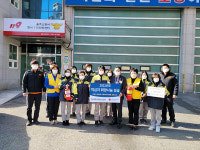 울산 범서 여성의용소방대, 이웃돕기 성금 전달