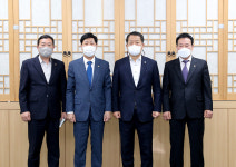 울산 서동욱 남구청장, 상이군경회 환담