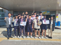 제19회 학산김성률장사배 전국씨름, 무룡중·방어진초 단체전 동메달 획득