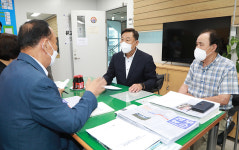 울산 김종훈 동구청장, 보훈회관 방문