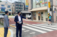 김종훈 울산시의원, 범서읍 통학로 현장점검