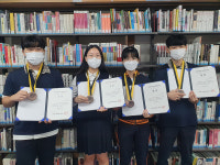 남창중, 전국중고생자원봉사대회 동상 수상