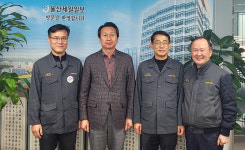 고려아연 온산제련소장 본보 방문