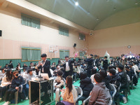 울산 백합초, 졸업생과 힐링콘서트