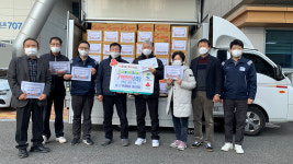 현대제철 울산공장, 염포동 경로당 설맞이 위문품