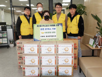 울산여객봉사회 식권 모아 중구푸드뱅크에 라면 기부