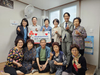 ㈜삼성울산비투비, 남구 대현동 경로당에 에어컨 기증