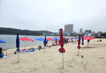 한산한 일산해수욕장