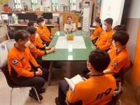 공해용 울산동부소방서장, 직원 소통 시간