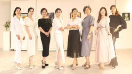 울산서 활동중인 시니어모델 이색 패션쇼