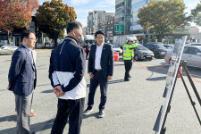김종훈 시의원, 신복로터리 교통체계 개선 현장 방문