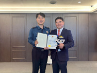 신정지구대, 퇴직한 경찰관 표창장 수여